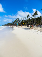 Karibik, große Antillen,  Dominikanische Republik, Region Punta Cana  Strand bei Ounta Cana; Playa del Cortecito