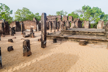 Buddha Seema Prasada (Baddhasima Prasada) in the ancient city Polonnaruwa, Sri Lanka