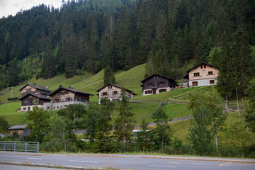 Fototapeta na wymiar Steg, central Principality of Liechtenstein