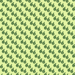 seamless pattern. Smiling cherry