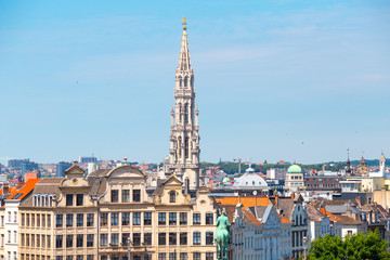 Fototapeta na wymiar Brussels skyline, Belgium