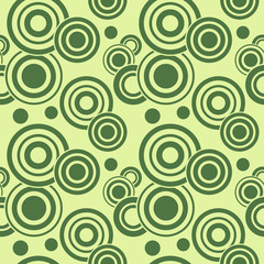 Geometric seamless pattern. Circles