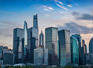 Fototapeta na wymiar skyscrapers in shanghai