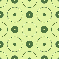 Geometric seamless pattern. Circles