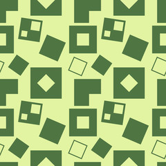 Geometric seamless pattern. Square