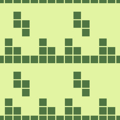 Geometric seamless pattern. Square