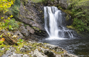 Fototapeta na wymiar Inversnaid Waterfall