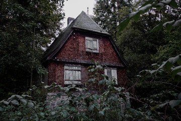 Fototapeta na wymiar Verlassenes Haus mitten im Wald - Lost Place