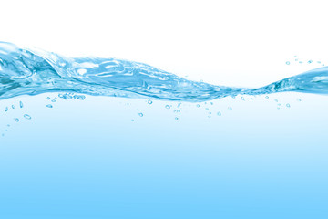 Naklejka na ściany i meble water, Water splash,water splash isolated on white background,blue water splash, 