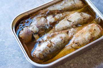 Sardine Can of Preserves with Olive Oil.