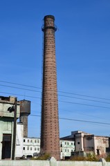 A deserted foundry funnel