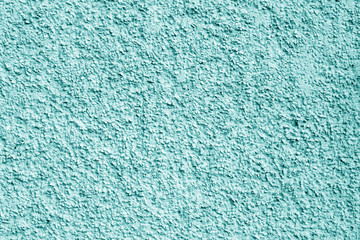 Fototapeta na wymiar Concrete wall background in cyan color.