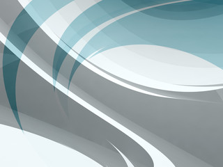 Gray blue spiral background pattern. 3d