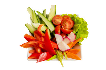 vegetable isolated on a white background