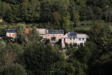 Fototapeta na wymiar village des Combrailles, Auvergne
