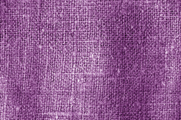 Sack cloth texture in purple color.