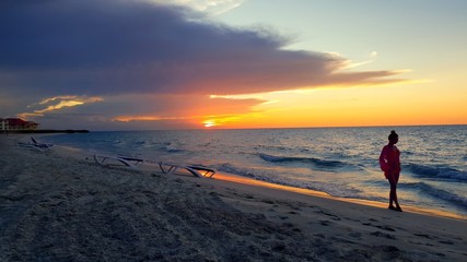 Fototapeta premium Sunset of caribban