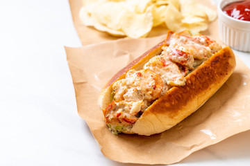 homemade lobster roll