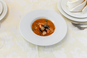 Exquisite food. Dish. Restaurant. Menu. Order. Exquisite dish, creative restaurant meal concept, haute couture food.