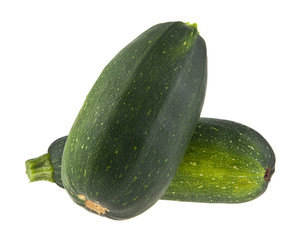 zucchini isolated on white background