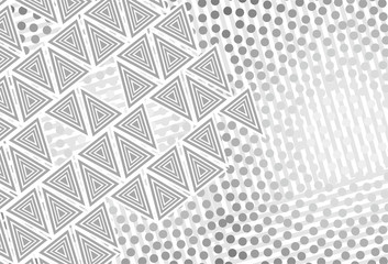 Background with gray geometric figures.