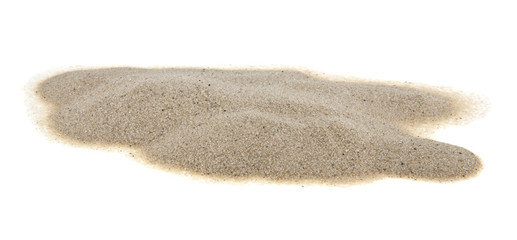 Fototapeta na wymiar sand dunes isolated on white background