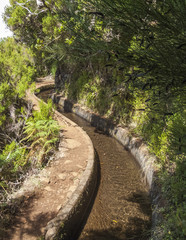 famous watering system, the so called Levadas on Madeira Island, Portugal