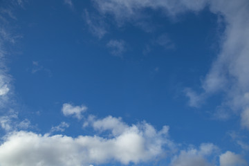Blue sky with clouds