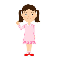 かわいい女の子のイラスト