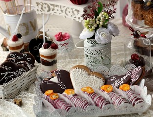 candy bar, pastries, cake, tasty, sweets, guests, children, pastry