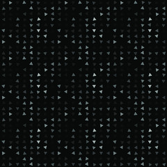 Abstract seamless pattern background with multi-colored varied triangles.