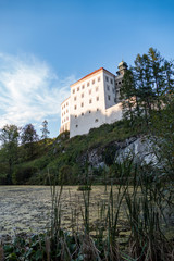 Fototapeta na wymiar piskova skala castle in Ojcow valley in southern poland