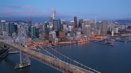 Fototapeta na wymiar San Francisco Sunrise