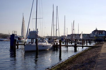 Fototapeta premium トラーヴェミュンデ Travemündeの風景