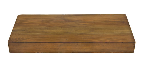 wooden board isolated on white background