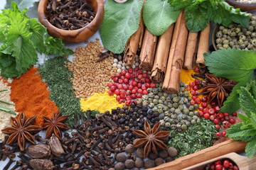 Herbs and spices.