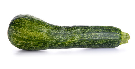 Fresh zucchini on white background