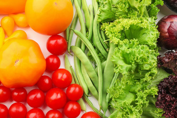 Various fresh vegetables