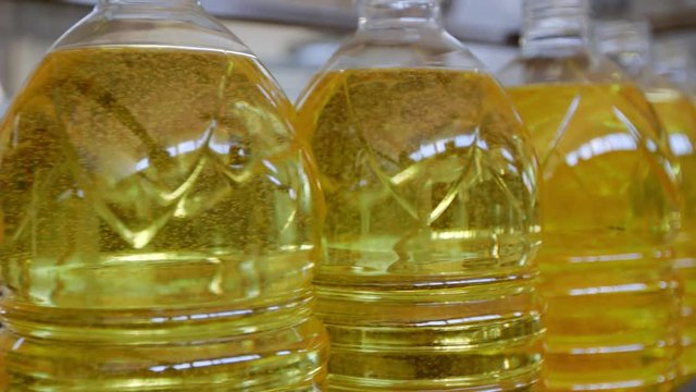 Sunflowers oil production factory line