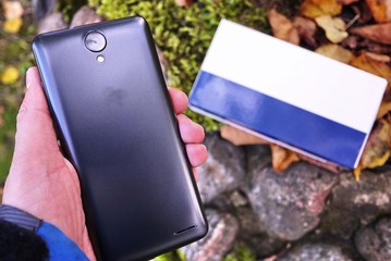 Modern smartphone on Android operating system