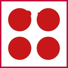 4 physician icon. Vector illustration physician set. patient and nurse icons for physician works