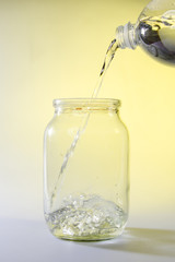 Jar with water