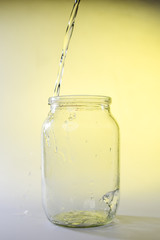 Jar with water