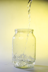 Jar with water