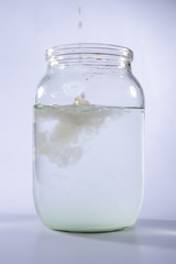 Jar with water