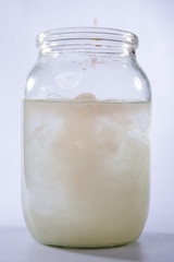 Jar with water