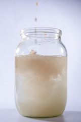 Jar with water