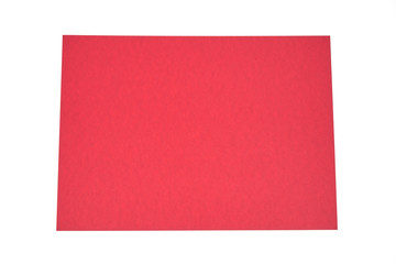 red color on white background
