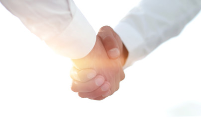 Business handshake and business people. Business concept.