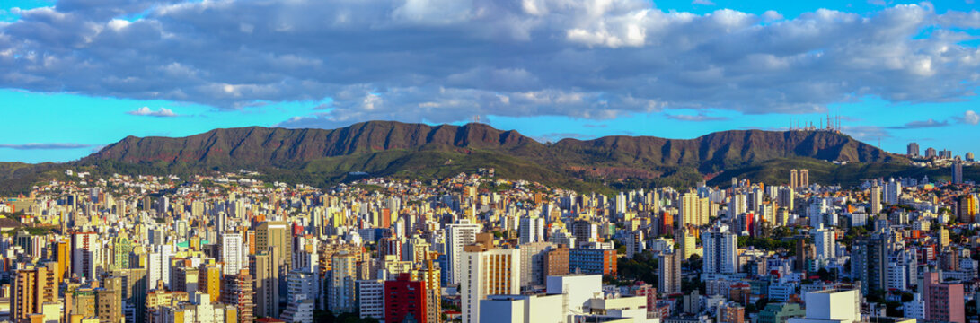 panoramic views of Belo Horizonte, capital of Minas Gerais, Brazil